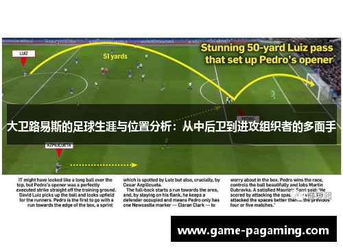 大卫路易斯的足球生涯与位置分析：从中后卫到进攻组织者的多面手