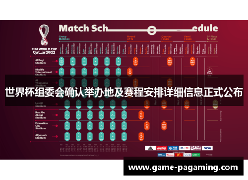 世界杯组委会确认举办地及赛程安排详细信息正式公布